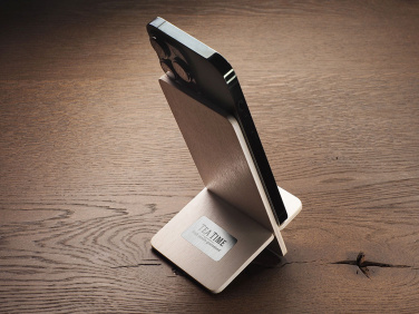 Logo trade promotional merchandise picture of: Wooden telephone stand 1834121