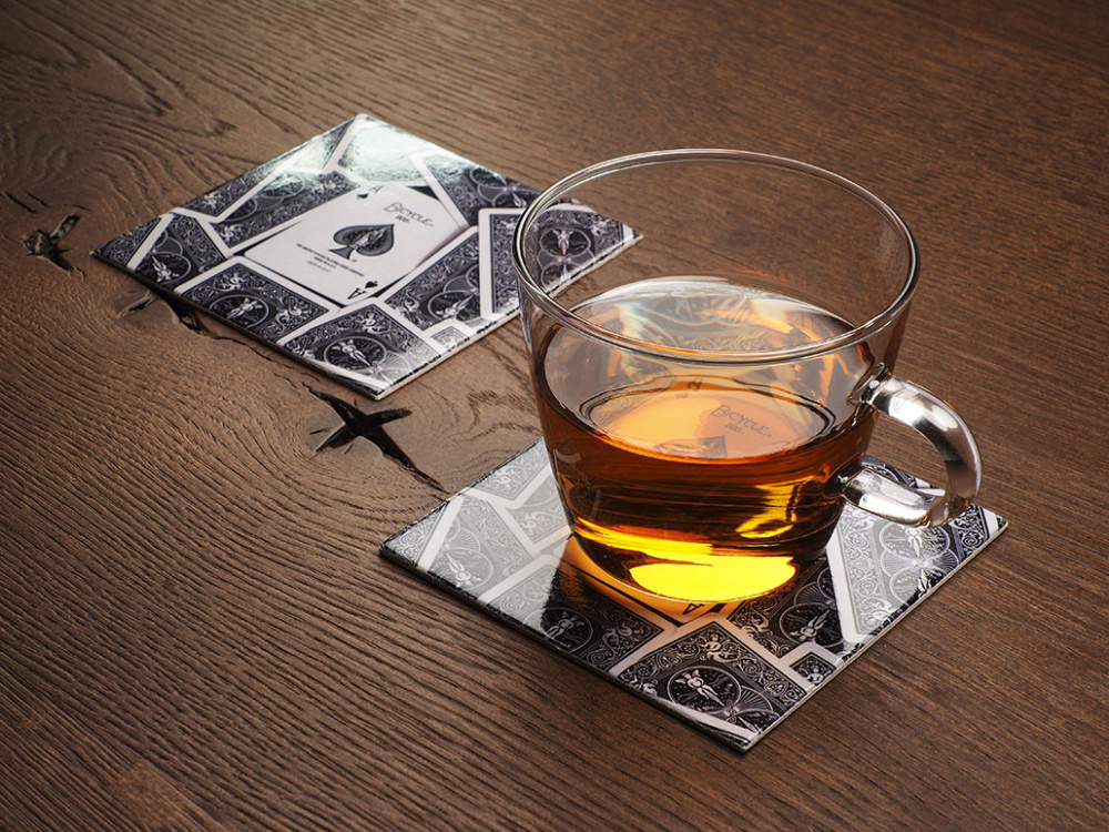 Logotrade promotional item image of: Printed paper coaster 1838117