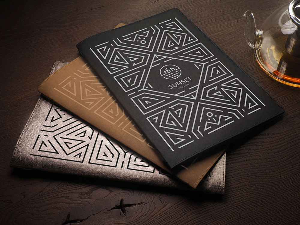 Logo trade promotional merchandise image of: Menu cover Ambiente 1178302