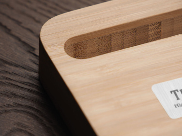 Logo trade promotional giveaway photo of: Wooden telephone stand 1848292