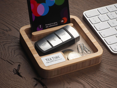 Logo trade business gift photo of: Wooden desk organiser 1846292