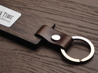 Logotrade promotional gift image of: Wooden keyring 1853121