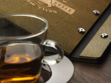 Logo trade promotional merchandise picture of: Menu cover 1905121