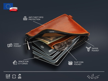 Logotrade promotional merchandise photo of: Minimal wallet 1932141