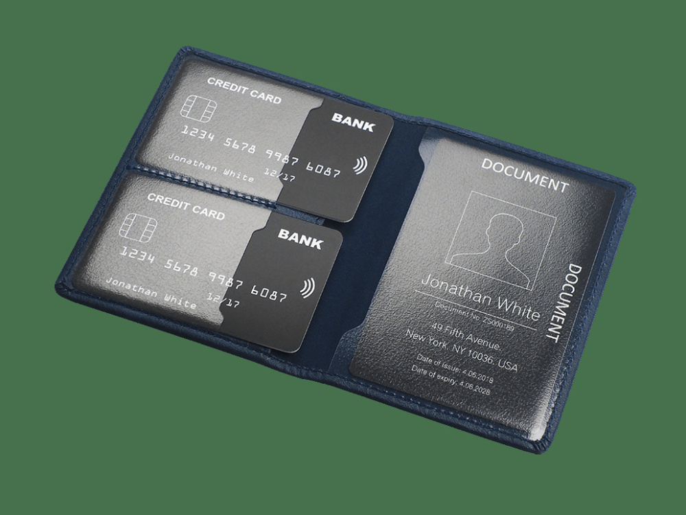 Logotrade promotional product picture of: RFID document wallet 611327