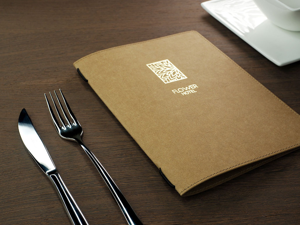 Logo trade business gift photo of: Menu cover Ambiente 1181106
