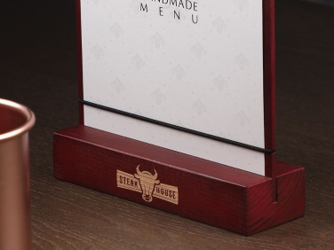 Logo trade advertising products image of: Promo menu 1867121