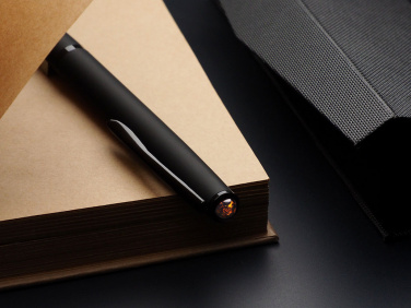 Logo trade corporate gift photo of: Ball pen with AMBER stone 2070036