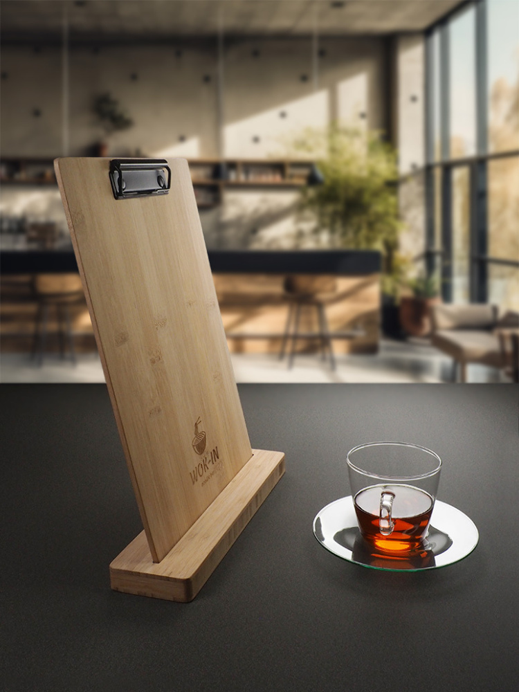 Logo trade promotional items image of: Clipboard with stand 2088292