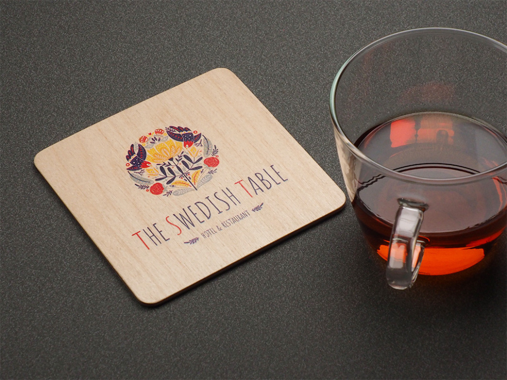 Logotrade promotional item image of: Coaster 1857121