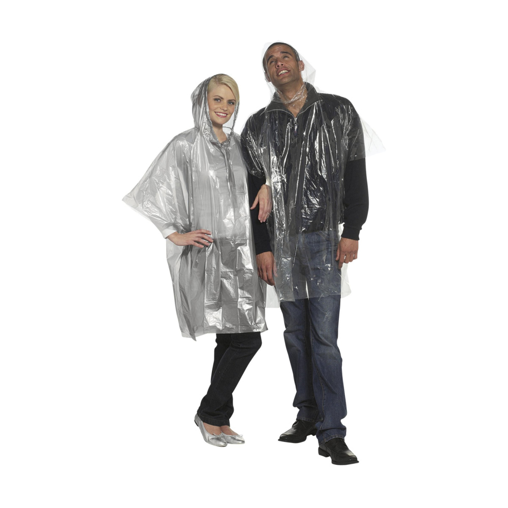 Logotrade promotional product image of: Clear poncho/raincoat