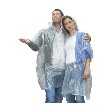 Logo trade advertising product photo of: Clear poncho/raincoat