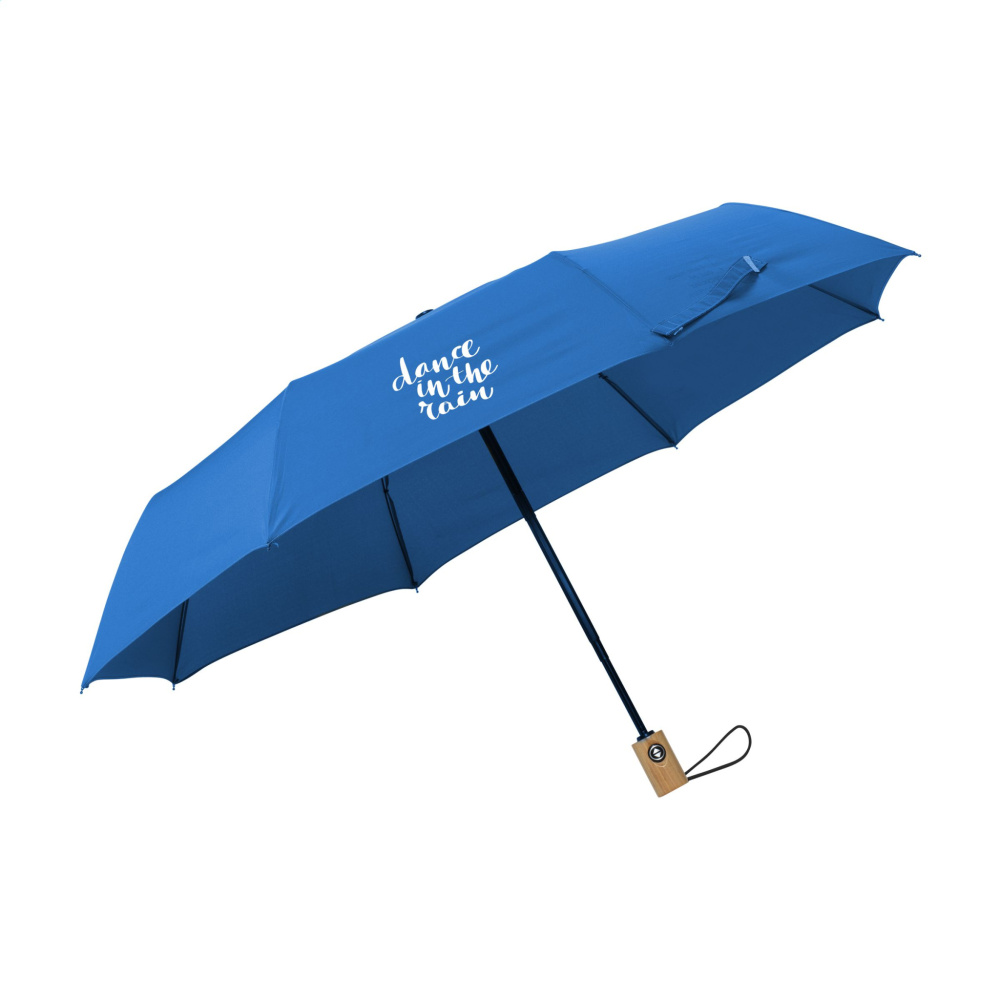 Logotrade advertising product image of: Michigan foldable RCS RPET umbrella 21 inch