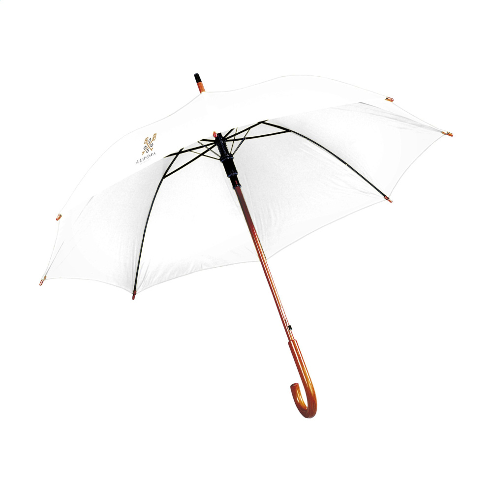 Logo trade promotional gifts picture of: FirstClass RCS RPET umbrella 23 inch