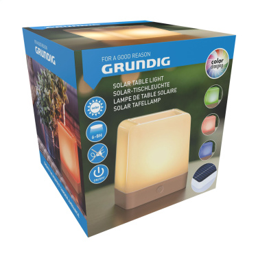Logotrade promotional merchandise image of: Grundig Lumo Solar Table Lamp