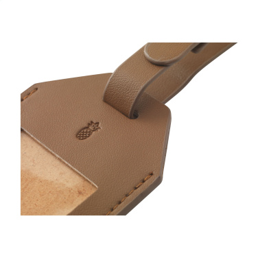 Logo trade corporate gifts picture of: Vegan Pineapple Leather Luggage Tag