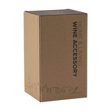 Logo trade promotional gift photo of: CoolSteel Black wine cooler