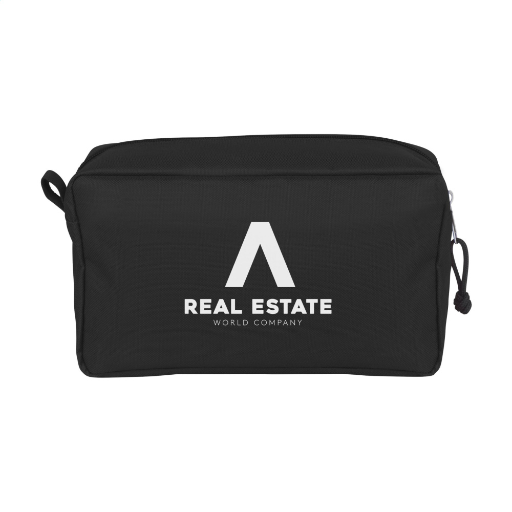 Logotrade advertising product picture of: Stacey GRS RPET toiletry bag