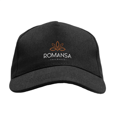 Logo trade business gifts image of: Hamar Cap Recycled Cotton cap