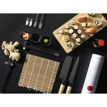 Logo trade promotional giveaways picture of: Temaki Bamboo Sushi Tray gift set
