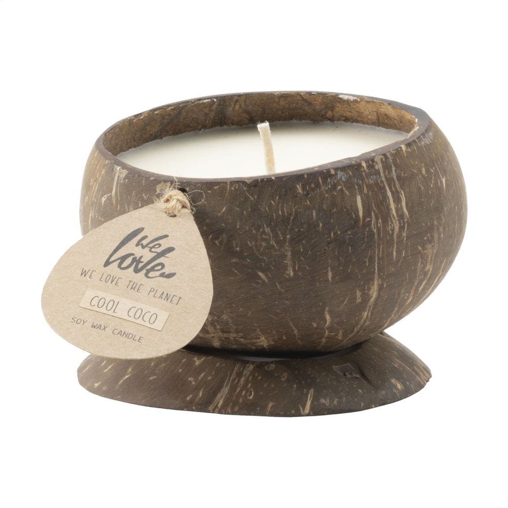 Logo trade promotional products picture of: We Love The Planet Coconut Candle