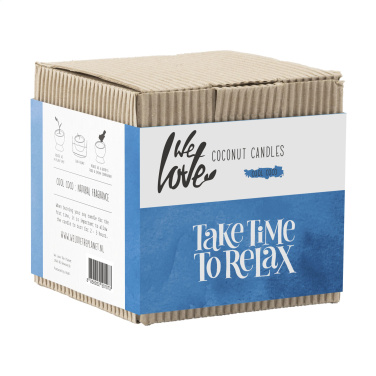 Logo trade promotional gift photo of: We Love The Planet Coconut Candle