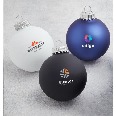 Logotrade promotional giveaway image of: Christmas Bauble Ø 6 cm - set of 4 - Made in Europe