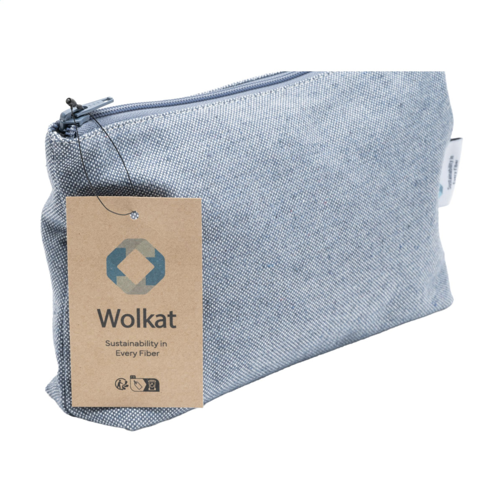Logotrade promotional gift image of: Wolkat Safi Recycled Textile Cosmetic Bag