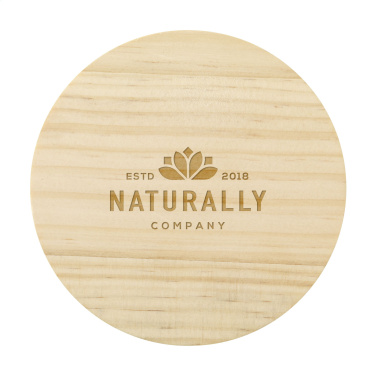 Logo trade promotional giveaways image of: Wooosh Flame Scented Candle Dark Amber