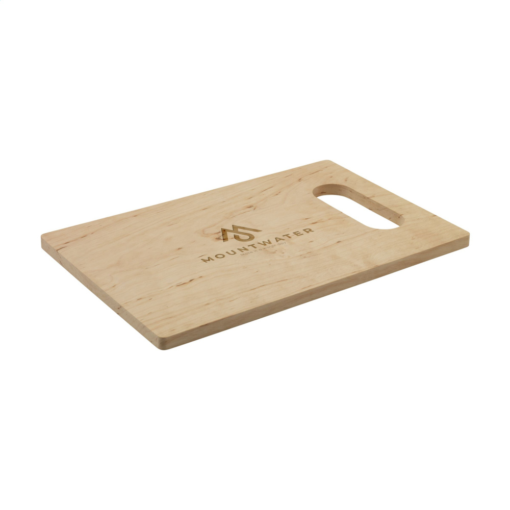 Logotrade promotional item image of: Alder Wood Chopping Board Open Grip