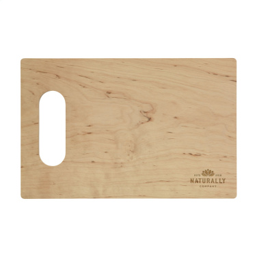 Logo trade promotional giveaway photo of: Alder Wood Chopping Board Open Grip