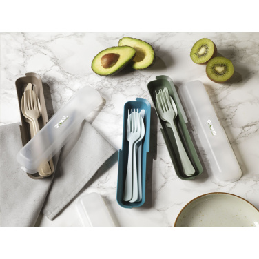 Logo trade promotional merchandise photo of: Outdoor 3-piece Cutlery Set