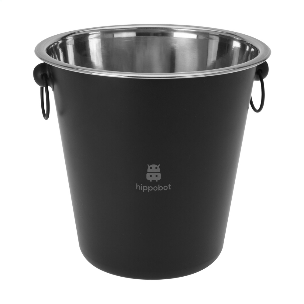 Logo trade promotional product photo of: CoolBlack Champagne Bucket