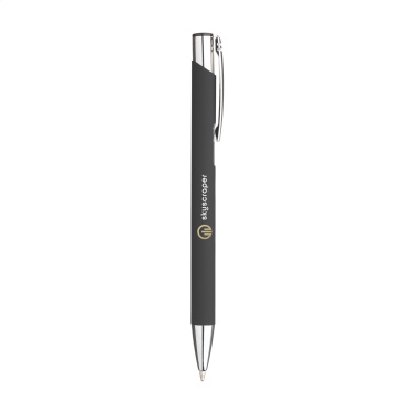 Logo trade promotional gifts picture of: Ebony Soft Touch pen