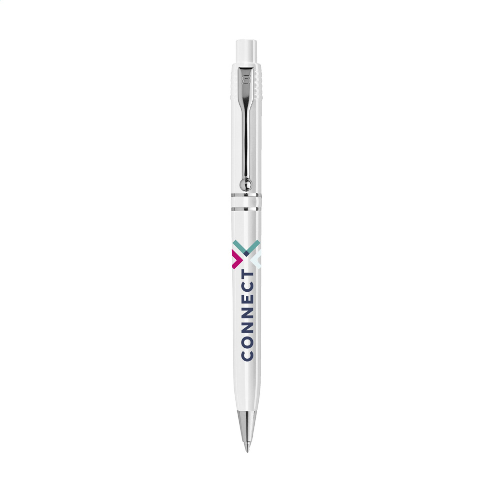 Logo trade advertising product photo of: Stilolinea Raja Chrome Recycled pen