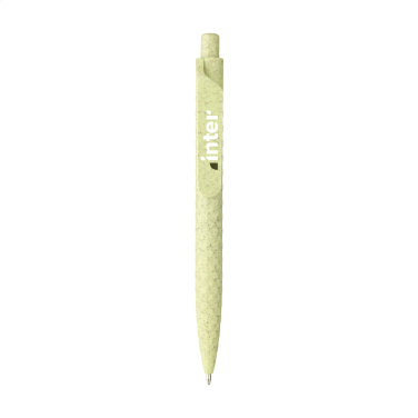 Logo trade advertising products image of: Stalk Wheatstraw Pen
