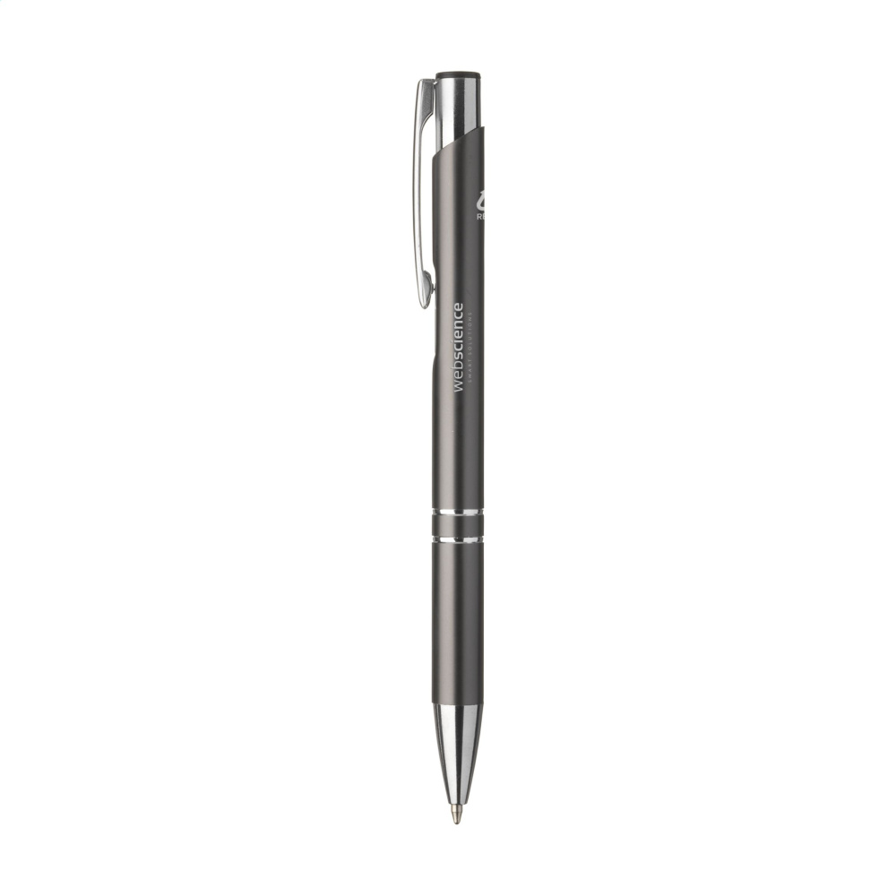 Logotrade promotional item picture of: Ebony Recycled Alu pens