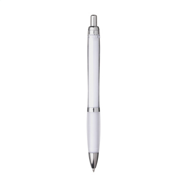 Logo trade promotional products image of: Athos Solid GRS Recycled ABS pen