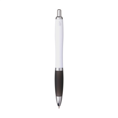 Logo trade promotional giveaways picture of: Athos Trans GRS Recycled ABS pen