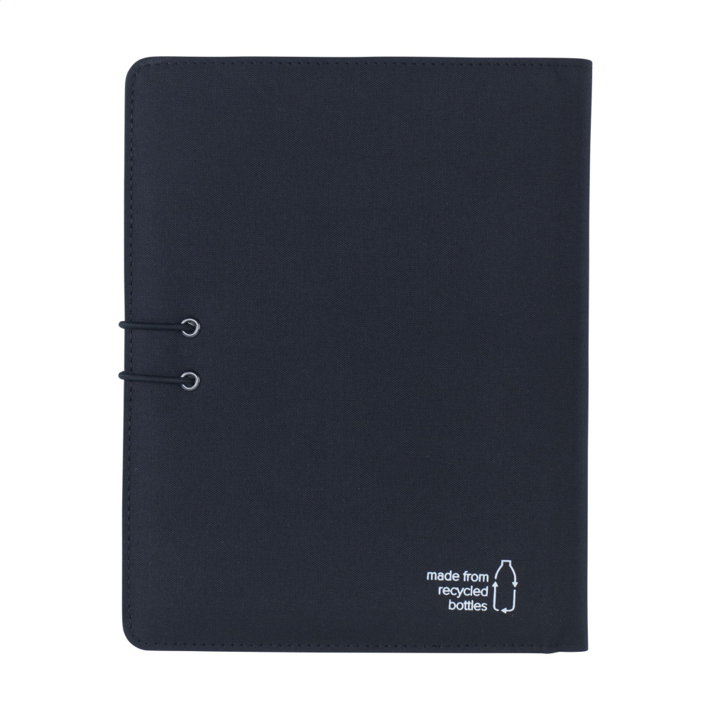 Logo trade promotional merchandise image of: Quest Portfolio RPET A5 document folder