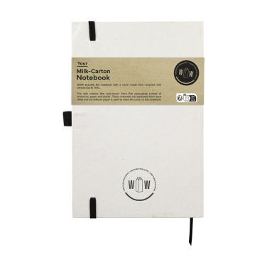 Logo trade business gift photo of: Milk-Carton Paper Notebook A5
