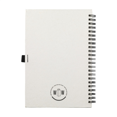 Logo trade advertising product photo of: Milk-Carton Wire-O Paper Notebook A5