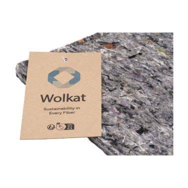 Logo trade promotional products image of: Wolkat Tangier Recycled Textile Mousepad