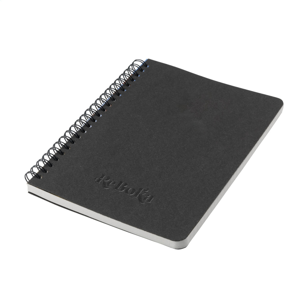 Logo trade promotional merchandise picture of: Coffee Paper Notebook Wire-O A5