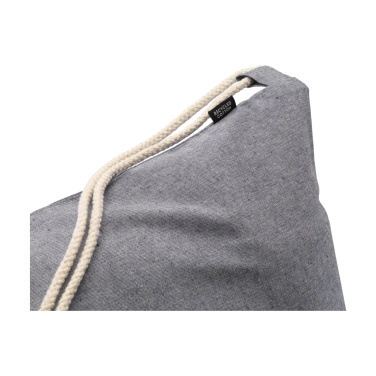 Logotrade promotional giveaways photo of: GRS Recycled Cotton PromoBag (180 g/m²) backpack