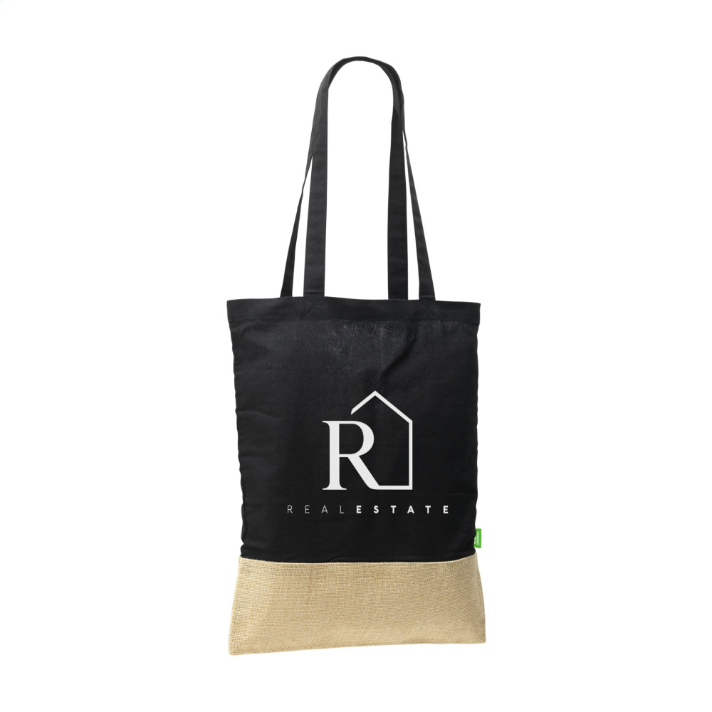 Logo trade promotional merchandise image of: Combi Organic Shopper (160 g/m²) bag