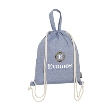 Logo trade promotional gifts picture of: GRS Recycled Cotton PromoBag Plus (180 g/m²) backpack