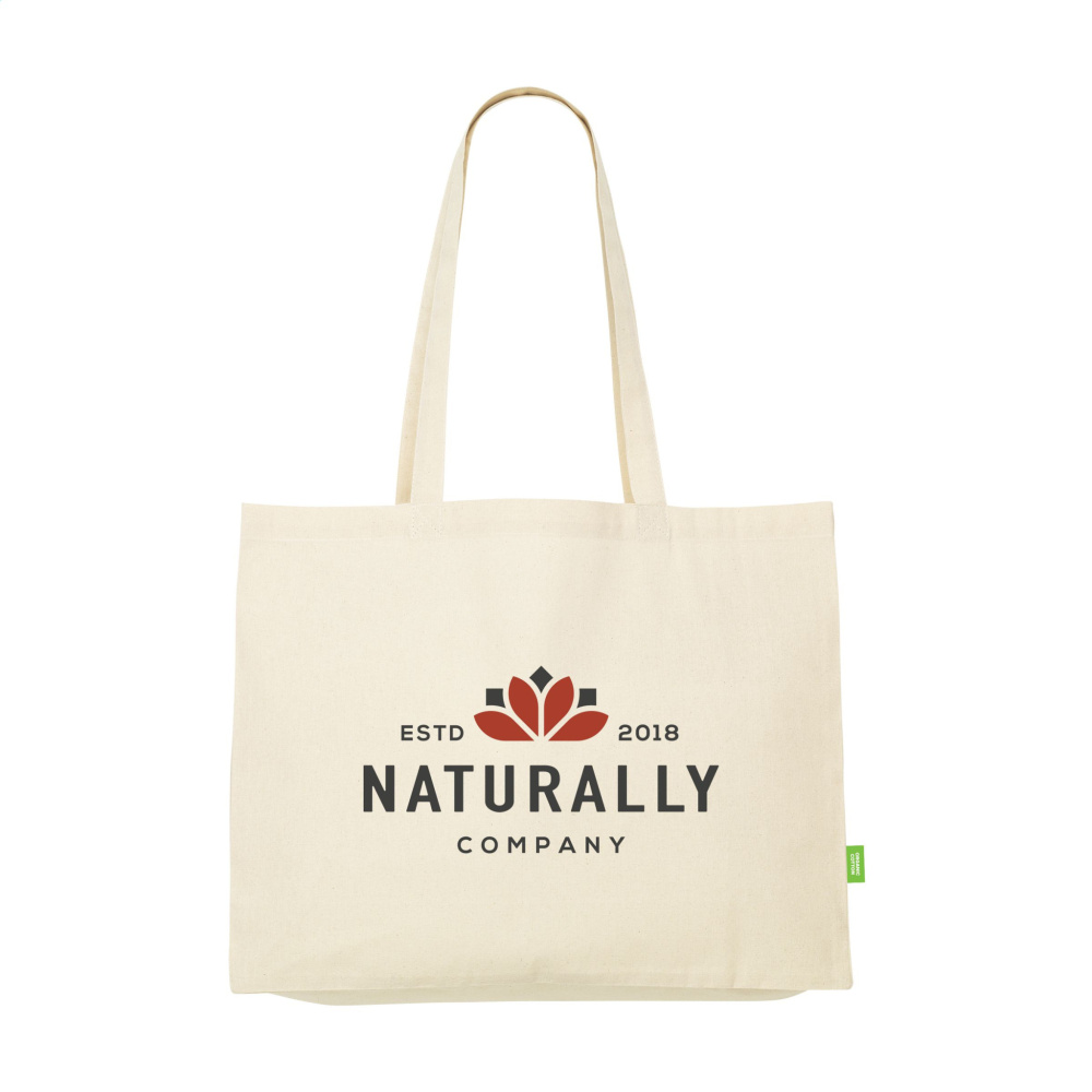 Logotrade business gift image of: ECO Shopper Organic Cotton (180 g/m²) shopping bag