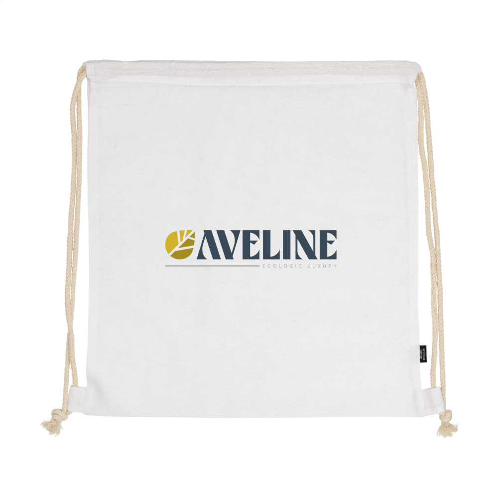 Logo trade promotional merchandise picture of: PromoColour GRS Recycled Cotton Backpack (150 g/m²)