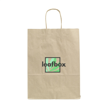 Logotrade corporate gift image of: Leaf It Bag Wide recycled grass paper (90 g/m²) M